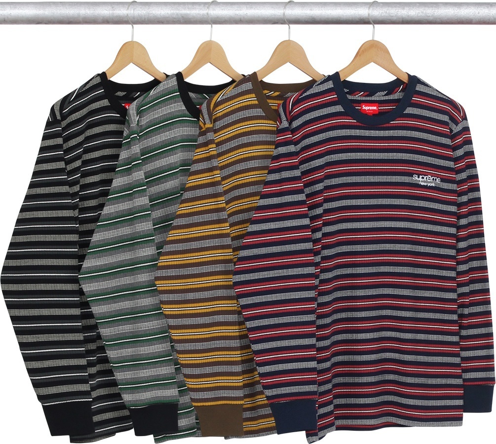 Ribbed Knit Stripe L/S Top